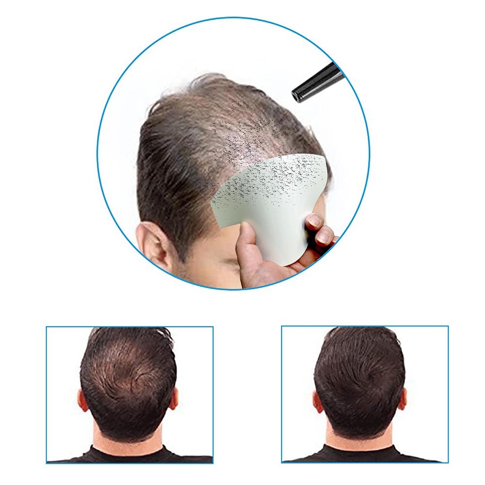 Pro Hair Line Enhancement Clear Card Male Beard Fiber Lath Spray Board Salon Hairdressing Hair Styling Tool