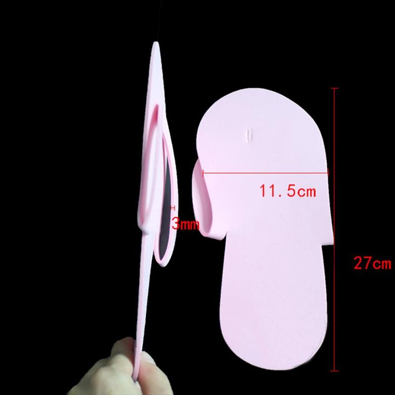 36 Pairs Beach Disposable Slippers Pedicure Slides For Salon Spa Pedicure Slippers Isposable For Beauty Salon (Random Color)