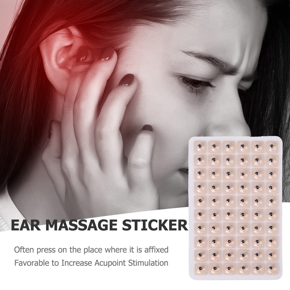 1800pcs Stickers Ears Relaxation Acupuncture Needle Ear Seed Vaccaria Ear Massage Ear Paster Press Seeds Health Care Tool