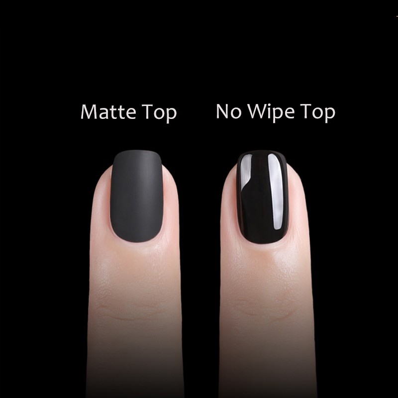 MSHARE Tempered Top Coat Matte Tops For Nails Mat Matte Gel Polish Semi Permanent UV Varnish