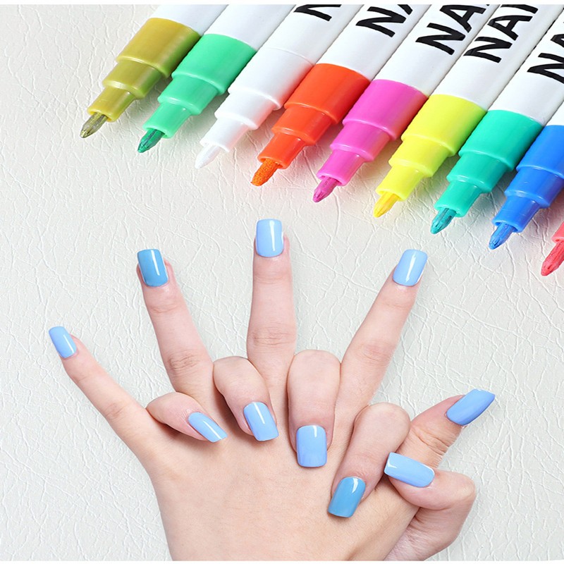 12pcs Waterproof Nail Art Graffiti Pen Abstract Lines Flower Sketch Drawing Art Tools DIY Nail Art Professional Accessories