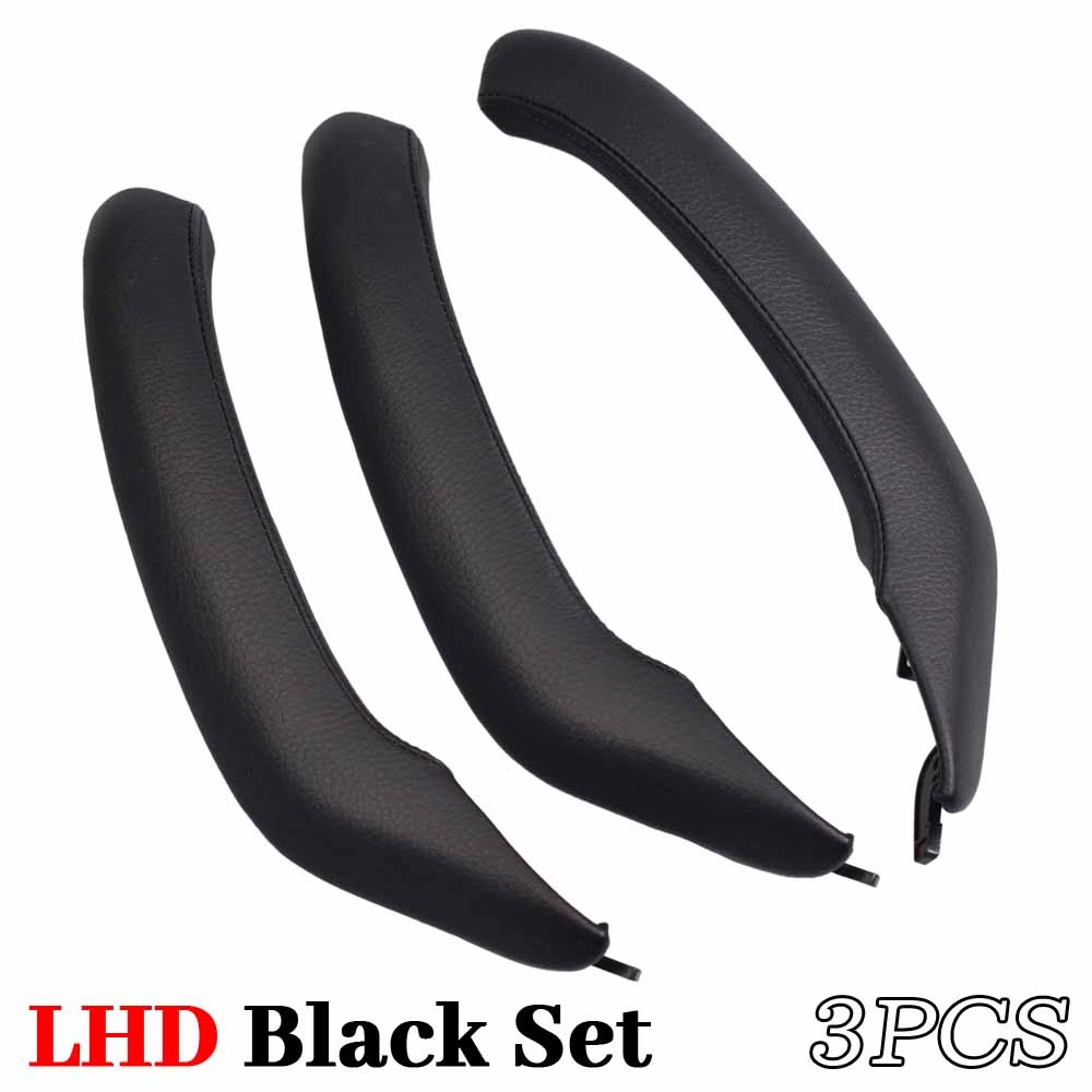 RHD Car Interior Passenger Door Left Right Pull Handle Leather Exterior Cover Trim Replacement For BMW X3 X4 F25 F26 2010-2016