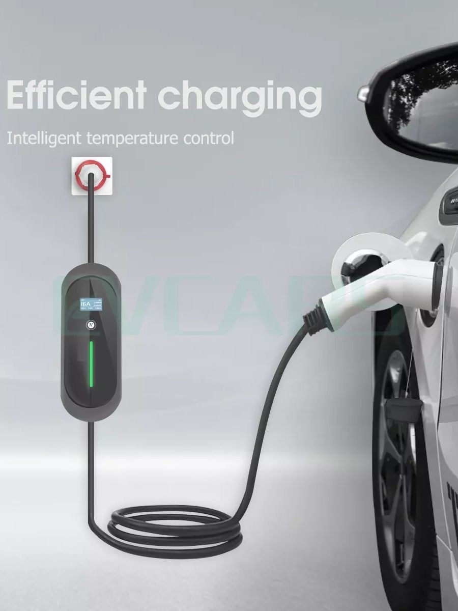 11KW 16A 3 Phase IEC62196 Evse Home Typ 2 Adapter Electric Vehicle Car Battery Charger For Cars Charging Ev