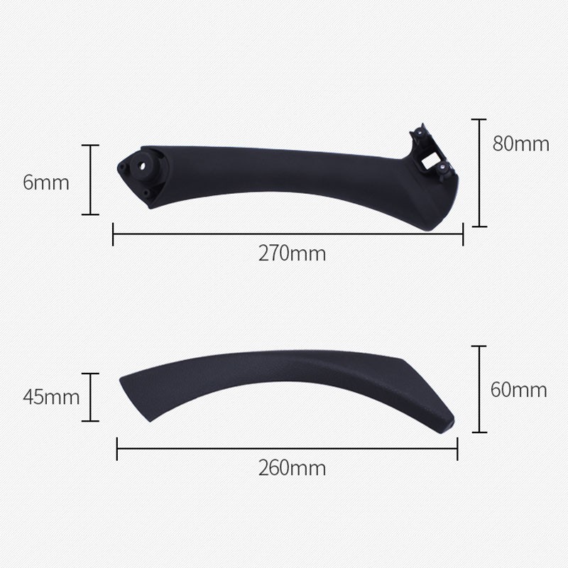 Improved Interior Door Pull Handle With Replacement Cover For BMW 3 series E90 E91 E92 316 318 320 325 328i 2004-2012