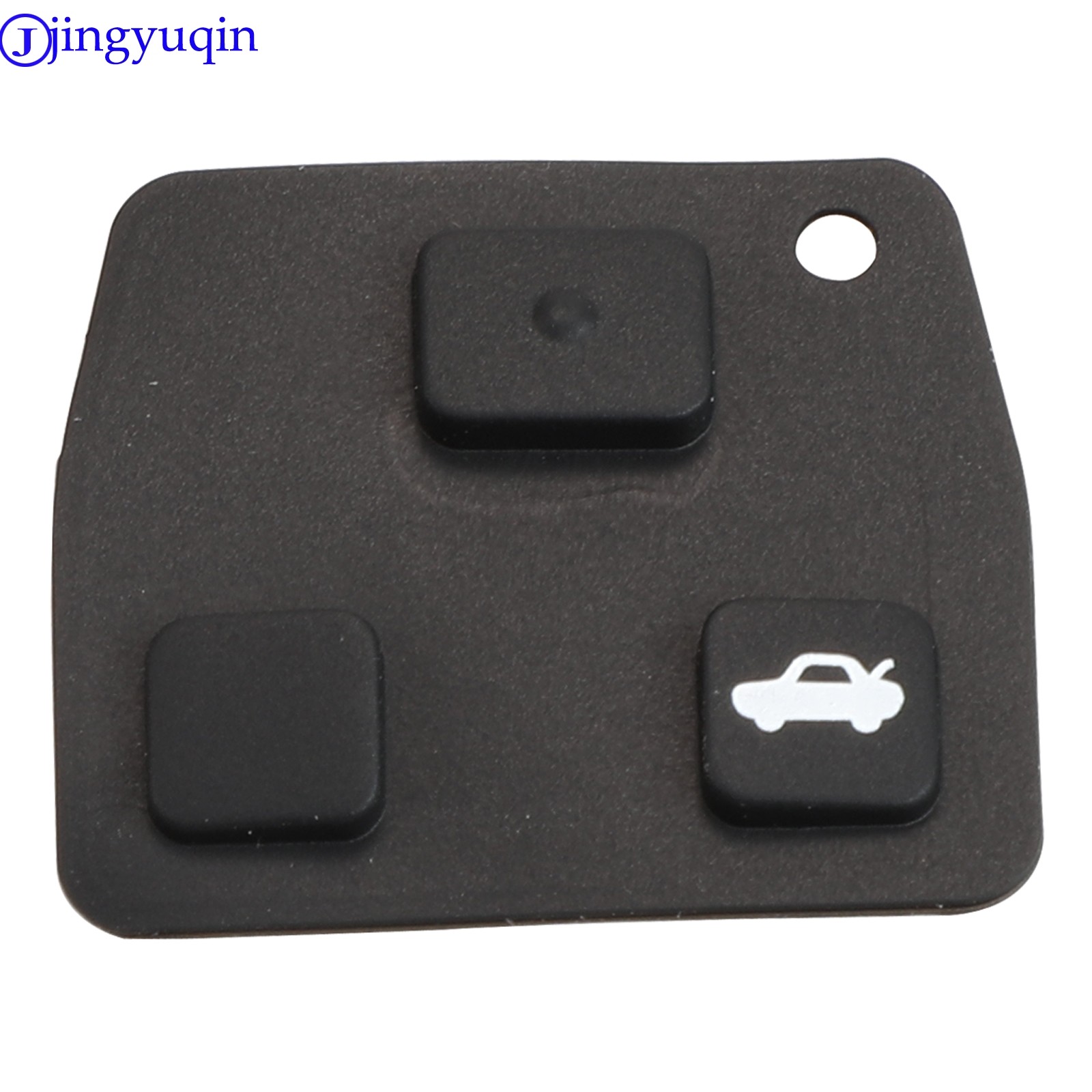 jingyuqin With Rubber Pad Remote Car Key Shell Case For Toyota Yaris Carina Corolla Avensis Cover Toy47 Blade