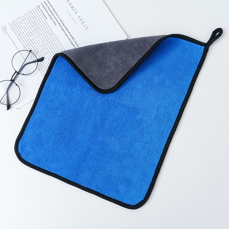 Microfiber Towel Car Windshield Accessories Car Dry Cleaning Rag Household Detailing Kitchen Towels Washing Tools Supplies