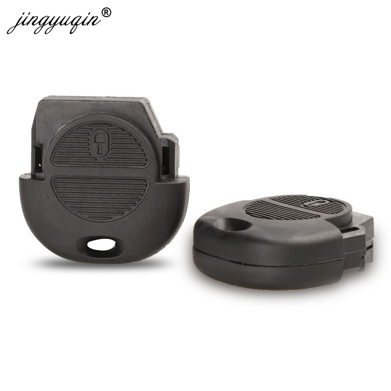 jingyuqin 2 Button Car Key Case For Nissan Primera Micra Terrano Almera X Trail Remote Uncut Blade Key Fob Shell Replacement