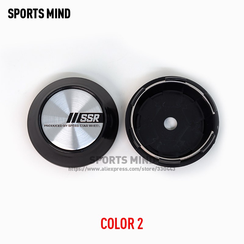 4pcs/lot 68mm Car Wheel Center Hub Caps for SSR Logo Emblem CE28 Rim TE37 Tokyo Time Attack