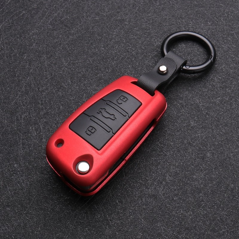 Carbon Fiber Silicon Flip Car Key Cover Case Cover Protector For Audi A1 A3 A4 A6 TT Allroad Q3 Q7 R8 S6 SQ5 RS4 2018 Keychain