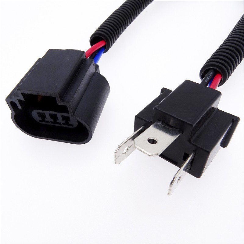 1 Pair Harness Headlight Adapter Converter Wire Connector Cable for H4 Male to H13 Car USB Socket Auto Wire Pigtail Auto Parts