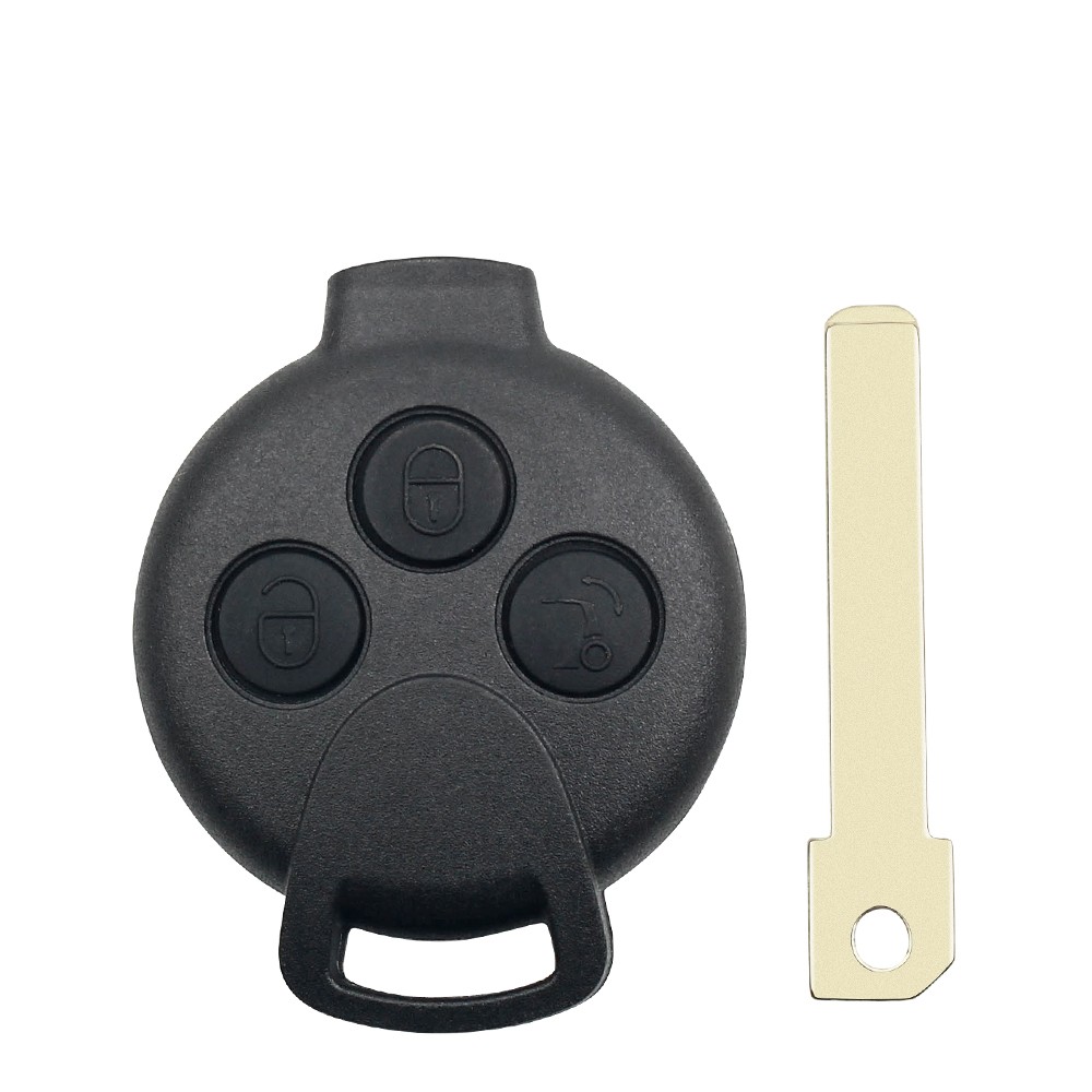 KEYYOU 3 Buttons Car Remote Key For Mercedes Benz Smart Fortwo 451 2007 2008 2009 2010 2011 2012 2013 433Mhz ID46