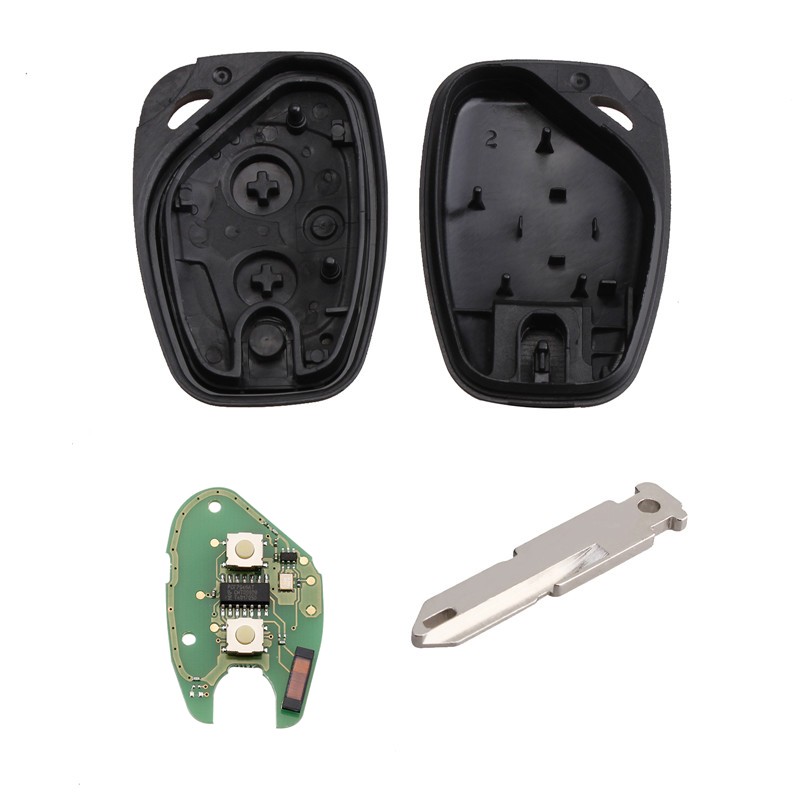 KEYYOU 2 Button Car Remote Key 433mhz ID46-PCF7946 Chip For Renault Traffic Master Vivaro Movano Kangoo Ne72 VAC102 Blade