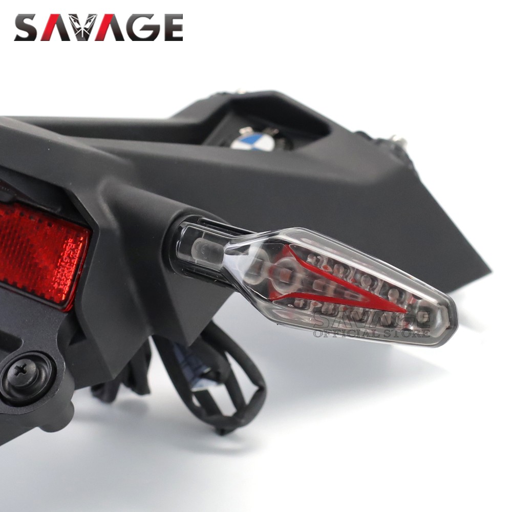 LED بدوره إشارة الفرامل الخلفية مصابيح لسيارة BMW R1250GS ADV S1000RR S1000XR S1000R M1000RR S 1000 RR XR مؤشر دراجة نارية مصباح