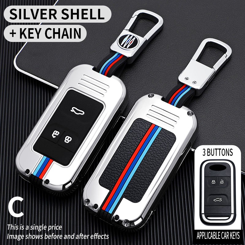 Car Key Case For Chery 8 7 5X 2019 2020 Tiggo 8 Tiggo 7 Smart Keyless Remote Cover Fob Key Cover Set Accessories