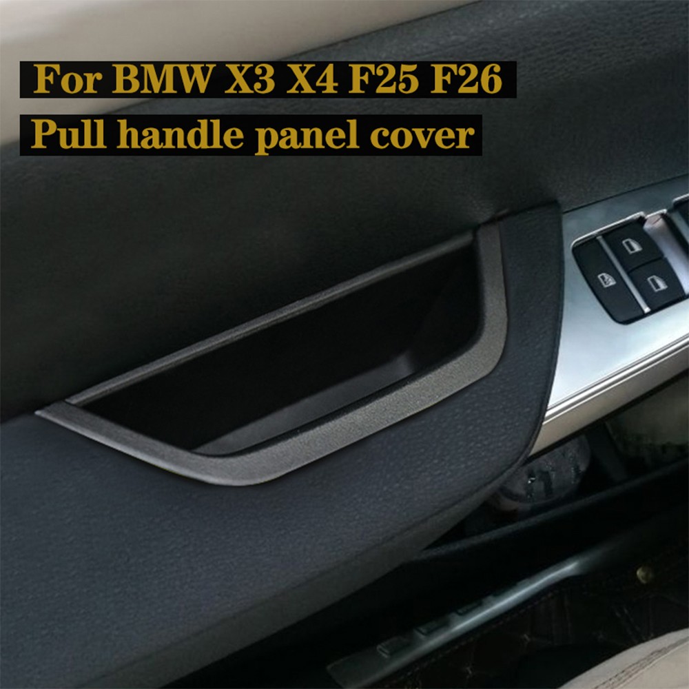 New Interior Door Pull Handle Armrest Panel Cover Storage Box LHD RHD For BMW X3 X4 F25 F26 2011-2017