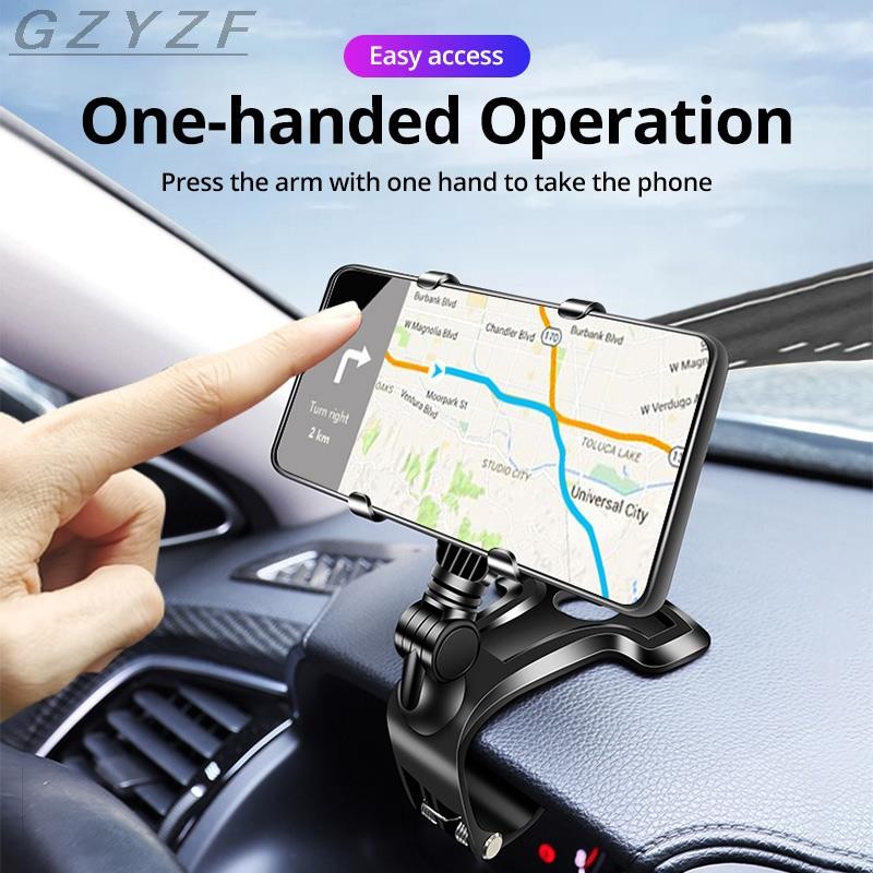 New 1440 Degree Car Dashboard Universal Phone Holder Smartphone Stands Car Rack Dashboard Stand Support Cell Mobile GPS