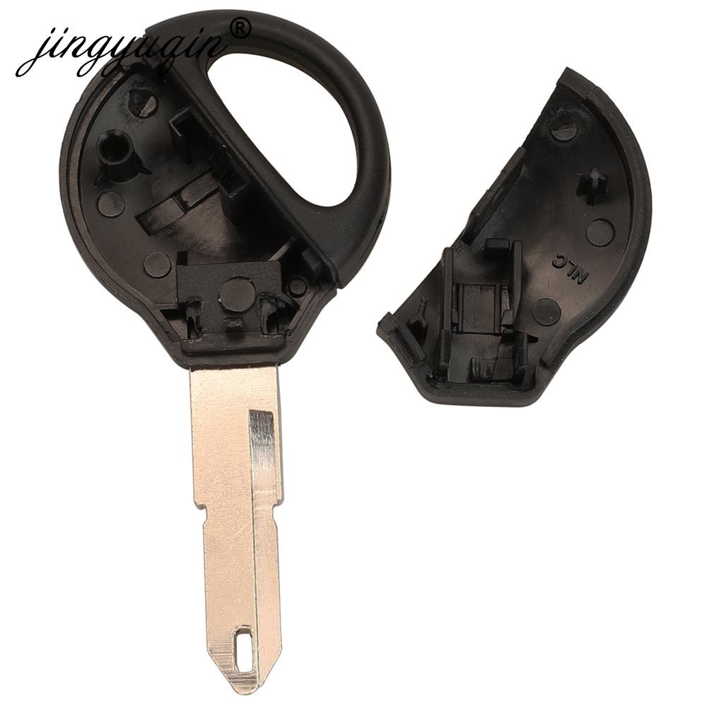 jingyuqin Remote Car Key Shell Case For Peugeot 106 206 306 Replacement Key Receiver Housing Cover With NE72 Blade