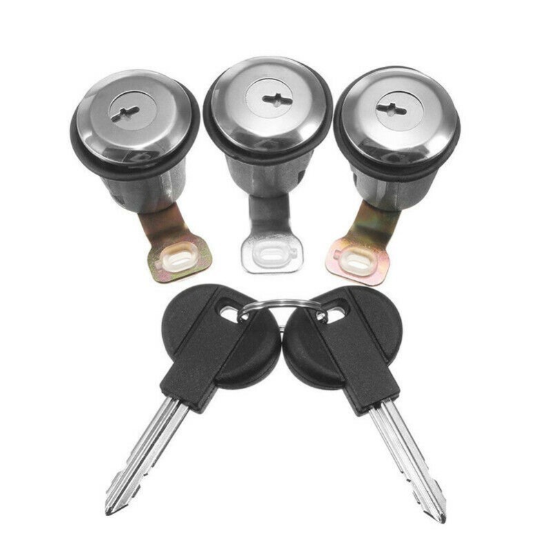 Door Lock Barrel Lock Kit Compatible with Peugeot Xsara Partner for Citroen Berlingo, OE #252522, 9170.G3, 9170.CW