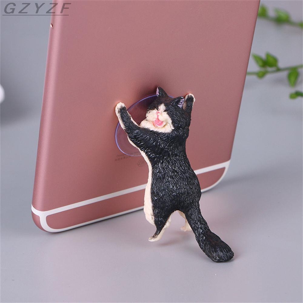 1pc Creative Cat Rescue Team Desktop Suction Cup Mobile Phone Struts Cartoon Car Phone Bracket Cute Phone Stents