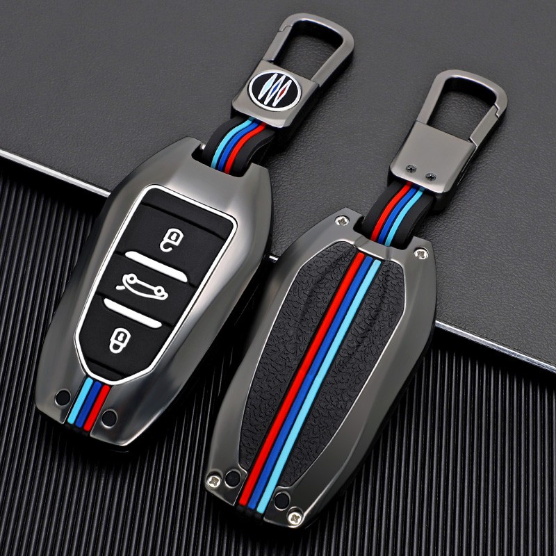 Car Key Shell Metal Case For Peugeot 207 3008 208 308 2008 307 508 5008 407 301 206 Citroen Allroad Zinc Alloy Car Key Bags Covers