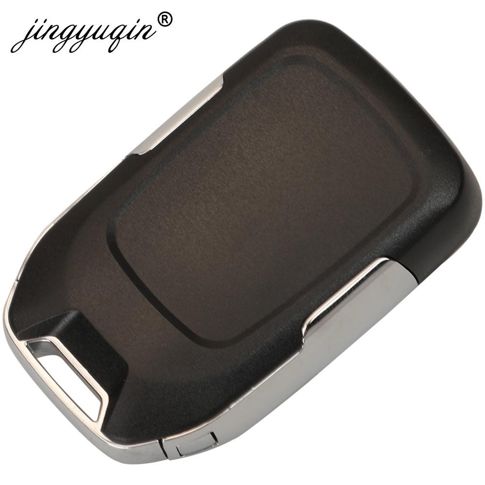 jingyuqin Smart Keyless Fob Shell For Chevrolet Tahoe Silverado Suburban Tahoe GMC Sierra Acadia Terrain Yukon Remote Key Case