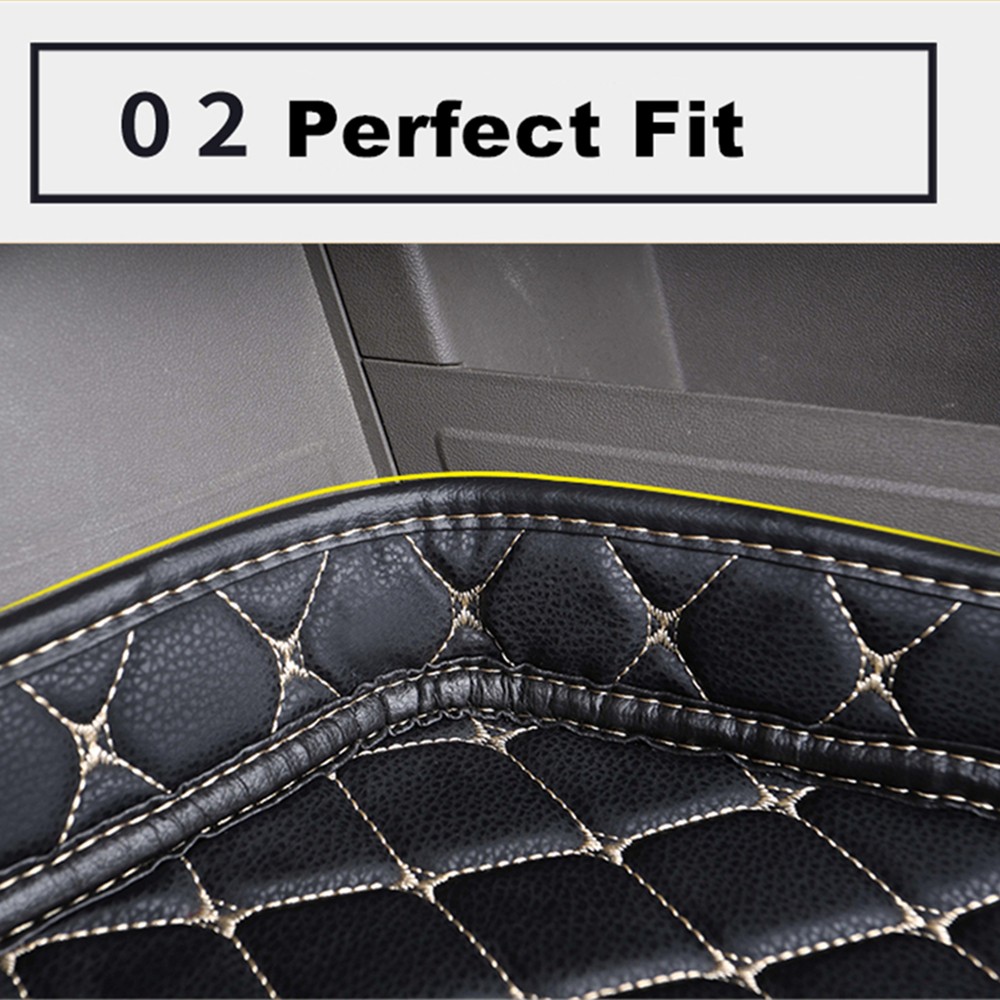 SJ 6 Colors Waterproof Car Trunk Mat Boot Liner For Nissan Tiida X-Trail Murano Altima Teana March Qashqai Sylphy (2006-2021)