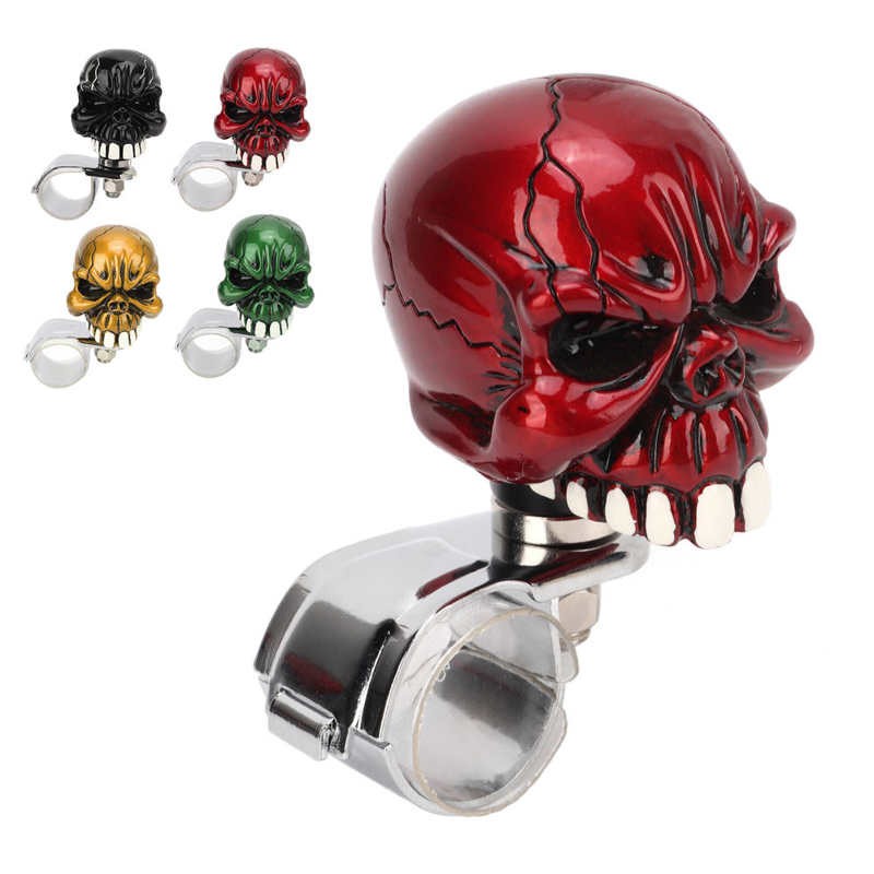 Steering Wheel Suicide Knob Skull Shape Car Steering Wheel Steering Wheel Spinner for Boats for Trucks