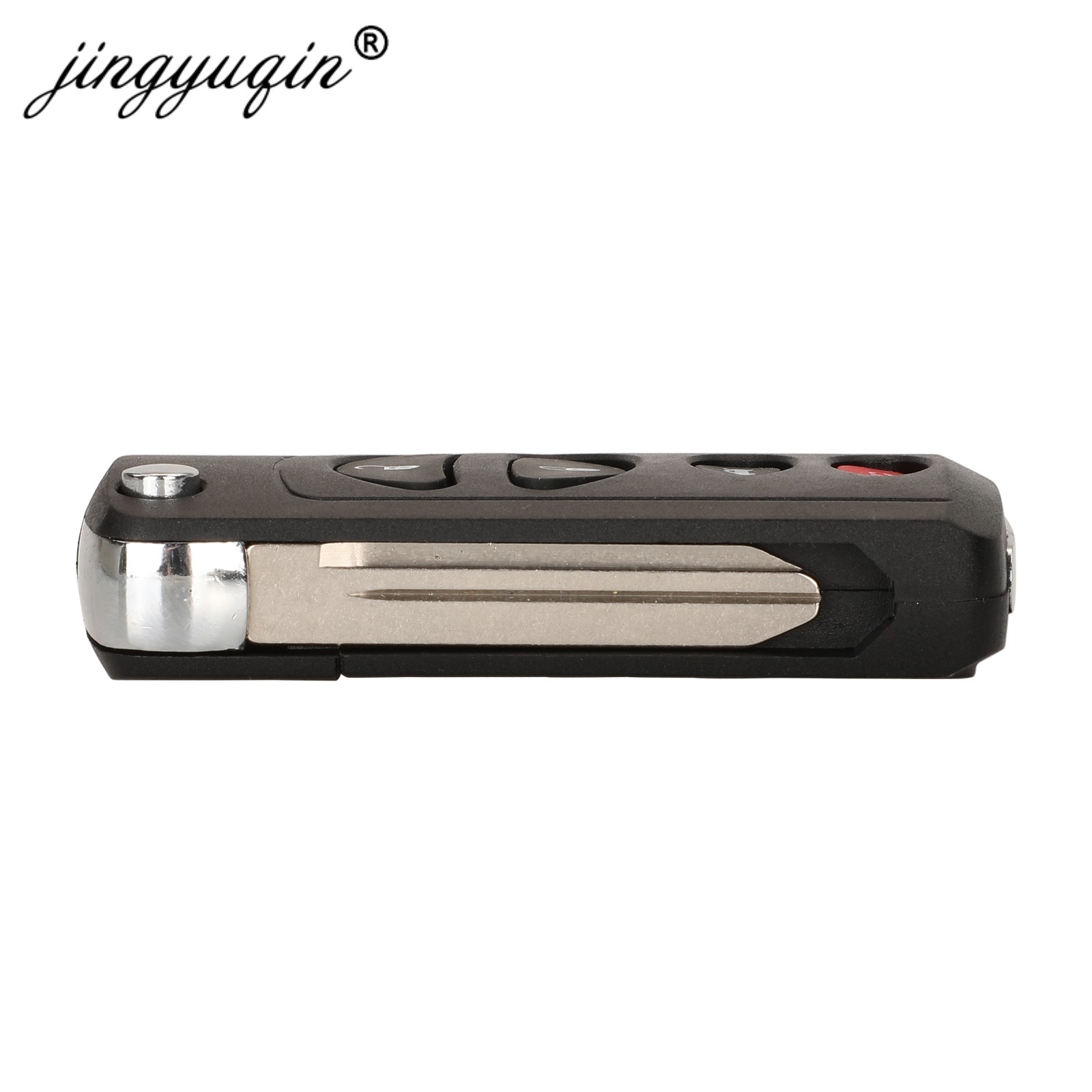 jingyuqin 2/3/4 Buttons Remote Flip Flip Key Cover For Chrysler Dodge Stratus RAM Durango Dakota Jeep Grand Cherokee Key Shell