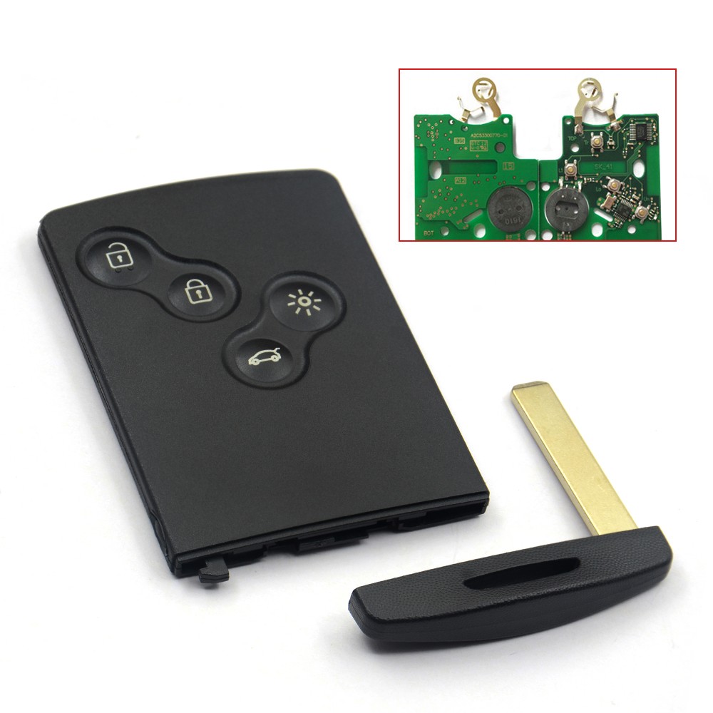 PCF 7941 NEW 4 BUTTON CARD (NOT SMART) WITH PCF7941 HIGH QUALITY