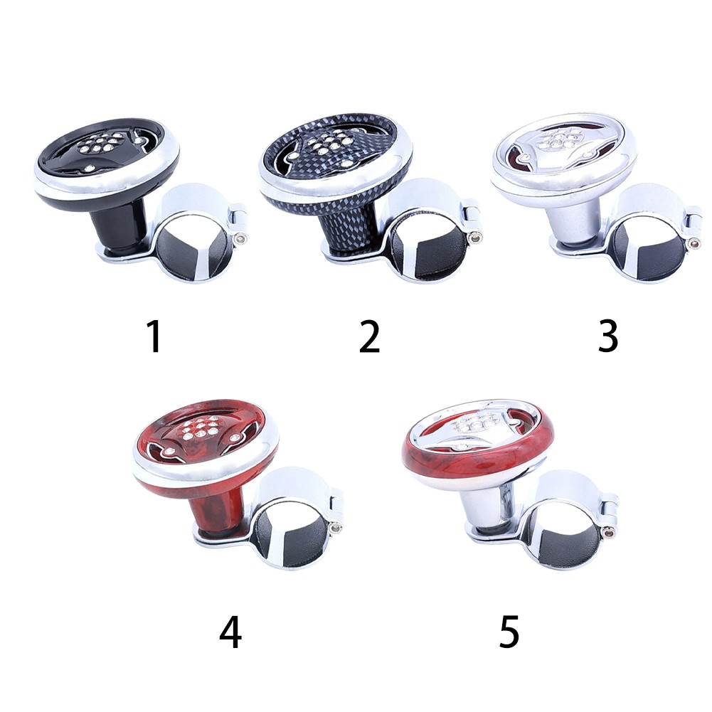 Universal Trucks Easy Installation Zinc Alloy Shift Steering Wheel Practical Vehicle Spinner Grip Ball Steering Wheel Knob Interior