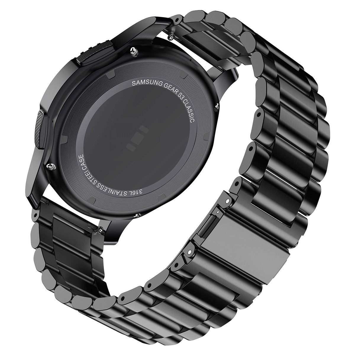 22mm Metal Strap for Samsung Galaxy Watch 3 45mm/Huawei Watch 3 GT3/Amazfit GTR Stainless Steel Strap for 20mm Galaxy Watch 4