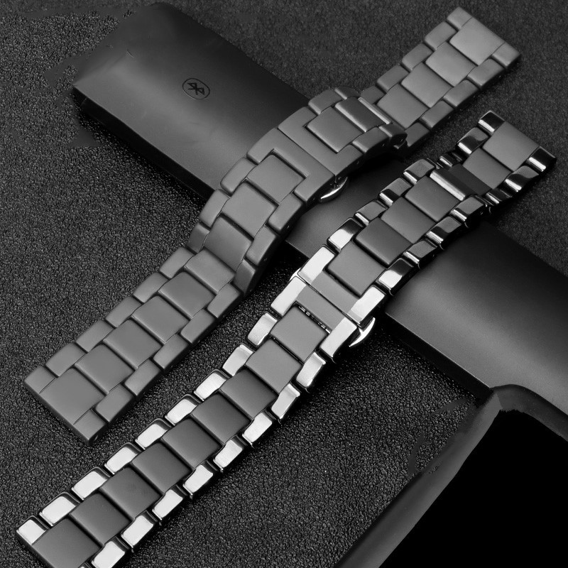 22mm Watch Band For Samsung Galaxy Watch 4/Classic/3 45mm Strap 42mm 46mm 40mm 44mm/Gear S3 Bracelet 22mm Ceramic Strap