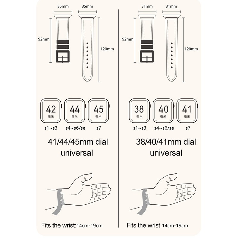 Genuine Leather Loop for Apple Watch Band 45mm 44mm Sports Strap Single Round Band for Apple Watch 42mm 41mm iWatch 7 4 5 6 se 3