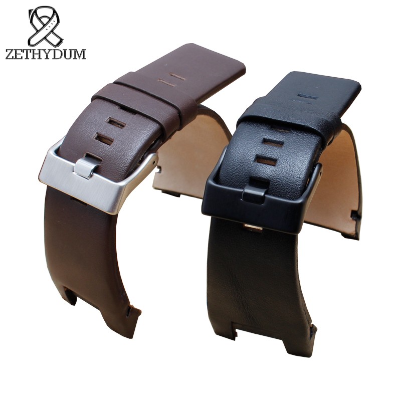 High Quality Genuine Leather Bracelet Band 32*18mm Watch Strap For Diesel Watch Band For DZ1273 DZ1216 DZ4246 DZ4247 DZ287 Strap