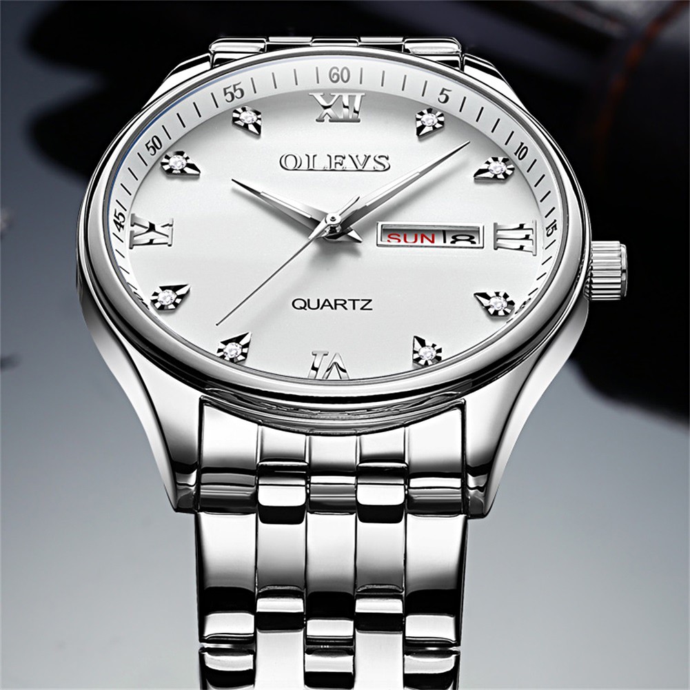 OLEVS luxury watch for man waterproof quartz wristwatch