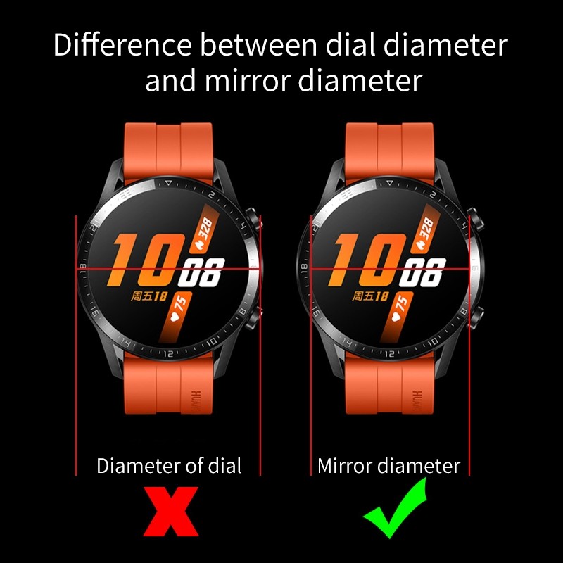 Tempered Glass for Watch 26mm 28mm 30mm 32mm 34mm 36mm 38mm 40mm Protective Protectors Watch Accessories