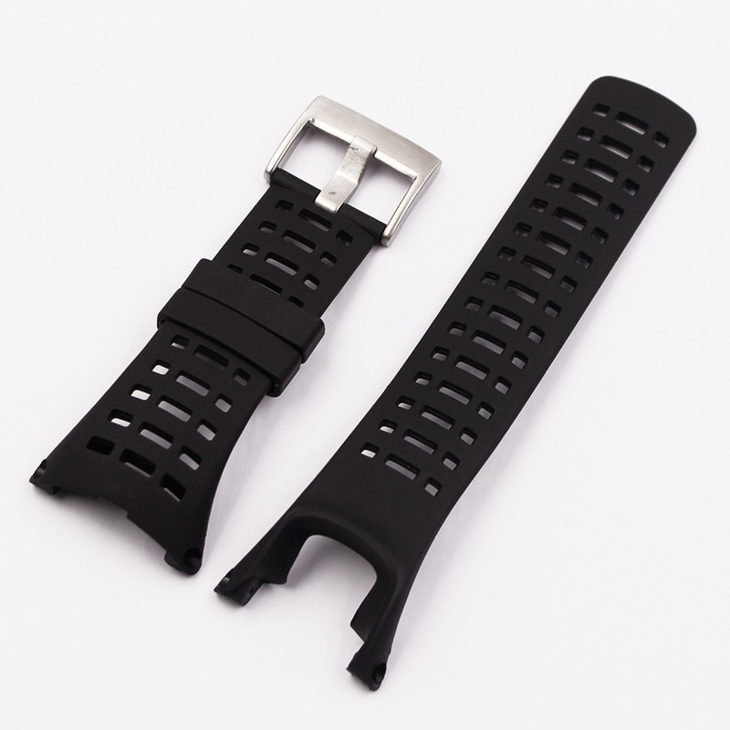 Watch Accessories Silicone Rubber Strap For Suunto Ambit 3 Peak - Ambit 2, Men's Rubber Watch Band