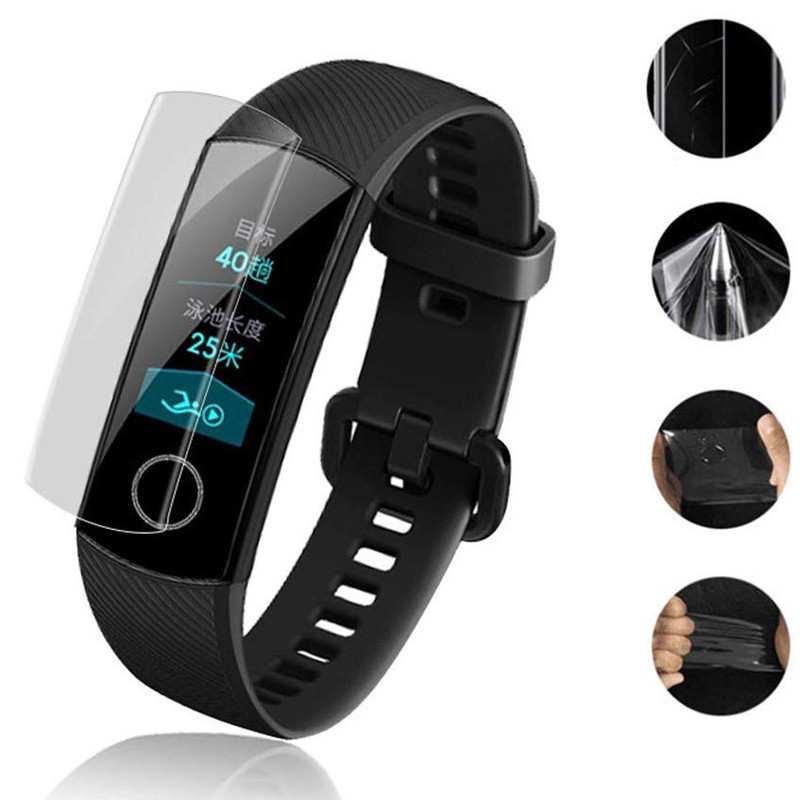 Soft Screen Protectors For Honor Band 5/ Band 5i Band 4 Running Hydrogel Film Anti Scratch Film For Huawei Band 3 4 Pro/3e 4e