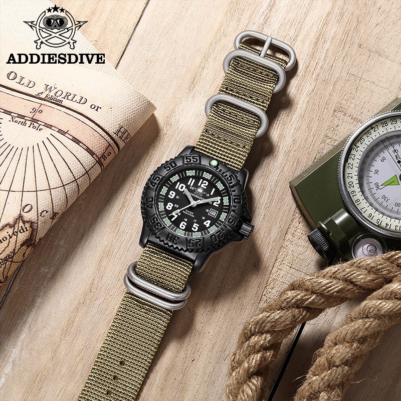 Addies-Men's Military Quartz Watch Sport Watch 50m Water Resistant Ultra Luminous Outdoor