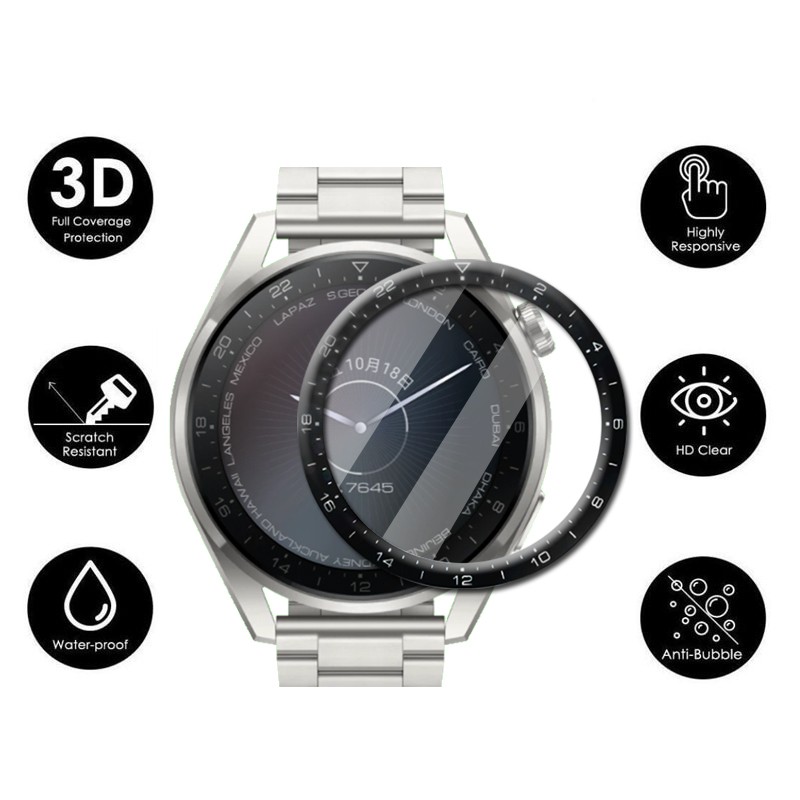 Soft Film For Huawei Watch 3 3 Pro Tempered Glass Clear Protective Film Guard For Huawei Watch 3 Pro Smartwatch Protector Cover