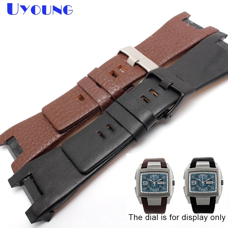 Genuine Leather Watch Strap for Diesel DZ1216 DZ1273 DZ4246 DZ4247DZ287 Watch Bracelet Mens Watchband Wrist Band