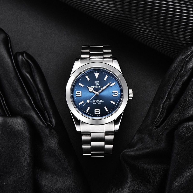 2022 New BENYAR Stainless Steel Automatic Men's Watches Top Brand Water Resistant Luxury Mechanical Wristwatch for Men