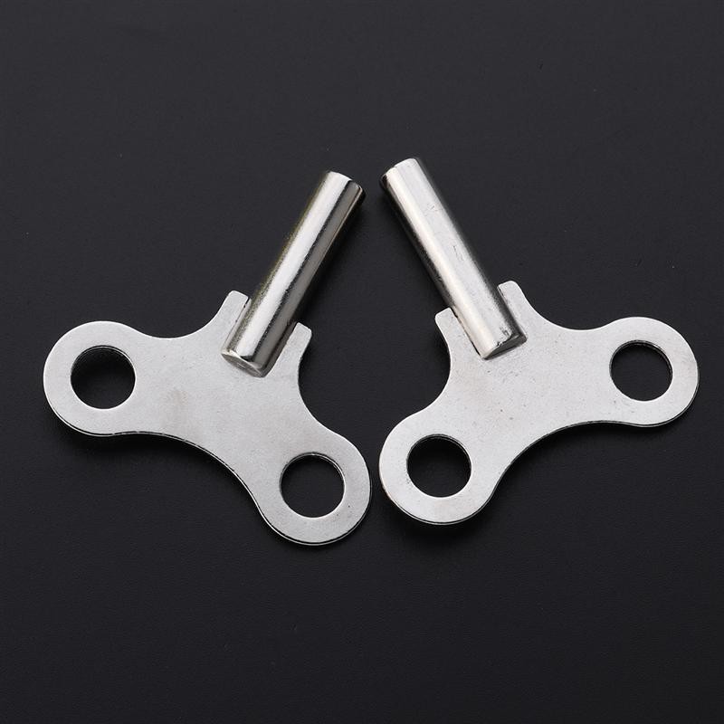 2pcs High Quality Steel Clock Metal Clock Wrench Strong Key Clock Winding Tools Chain Repair Tool for Home Shop Clock
