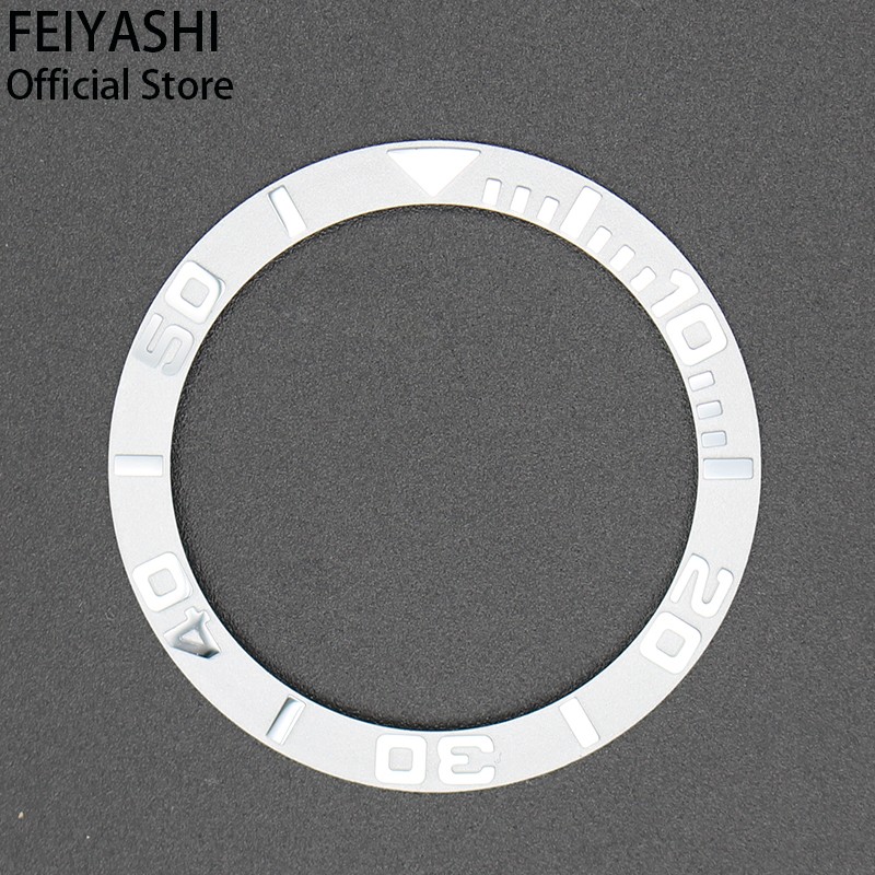 FEIYASHI 38mm Black Ceramic Bezel Insert Men Watches Rings for 40mm Submarine Daytona Yacht-Master Cases Accessories Parts