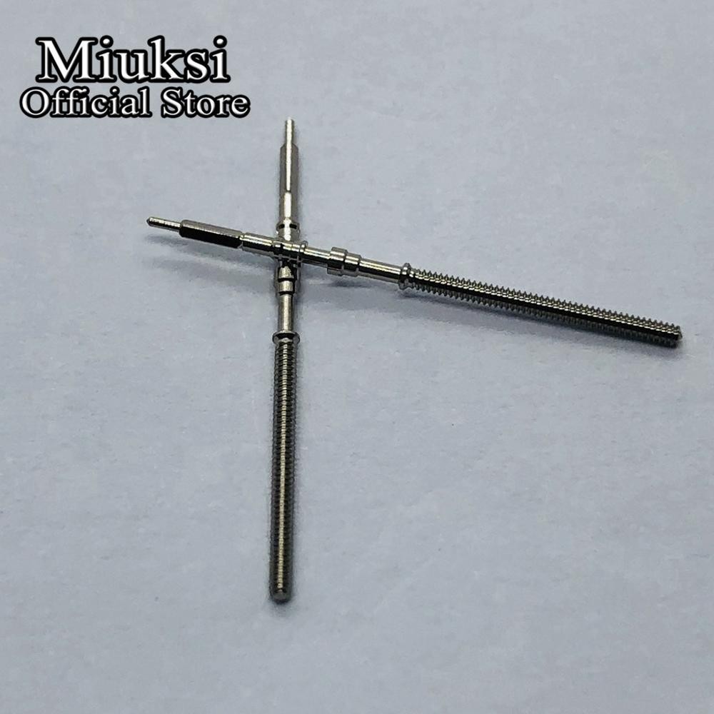 Miuksi - stainless steel crown set, NH35 NH36 NH38 NH39, winding shaft