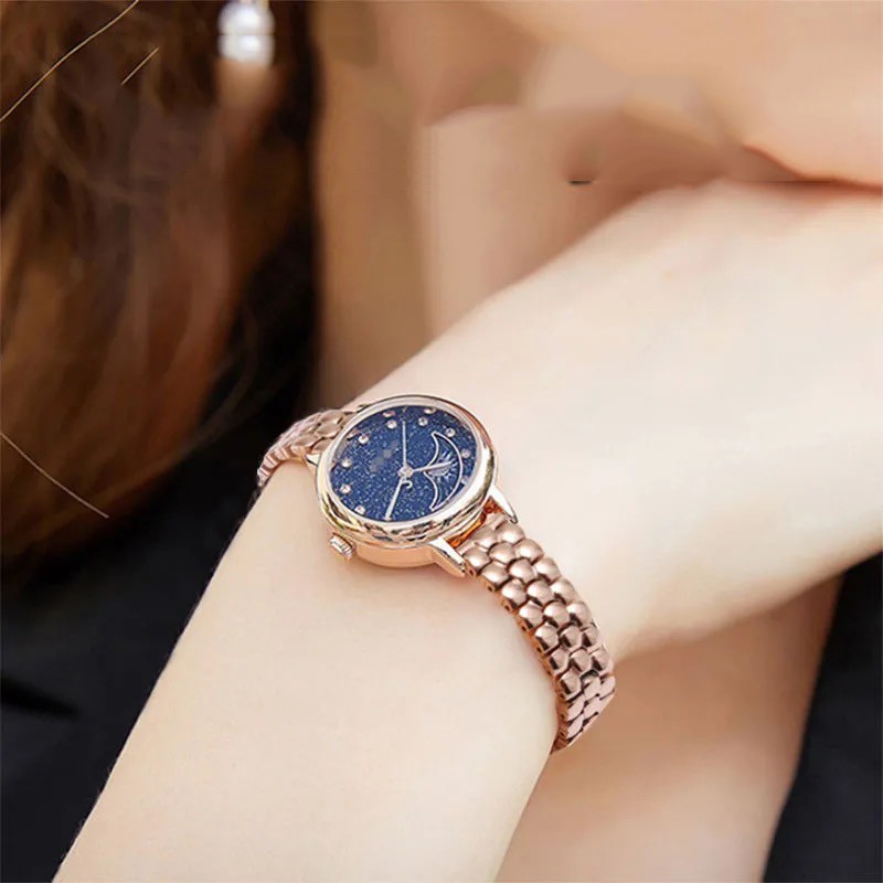 Stainless Steel Watchband 6mm 8mm 10mm Silver Golden Bracelet Replacement Strap for Dial Size Lady Fashion Watch Bracelet