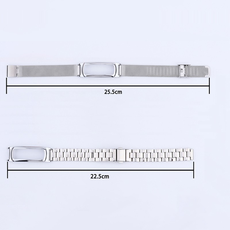 Stainless Steel Metal Strap For Honor Band 4 Run/Honor Band 5 Sport Bracelet Huawei Band 3e/Band 4e Wristband Replacement