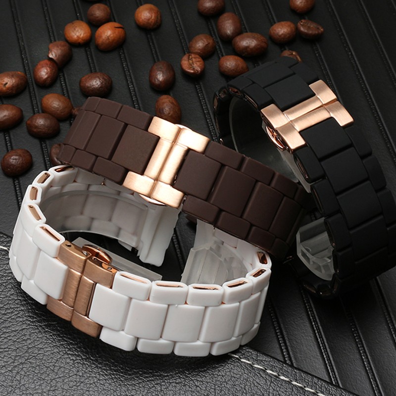 23mm 20mm Silicone Rubber Hard Watchband In Rubber For AR5890 AR5889 AR5858 AR5920 AR5868 AR8023 Man Woman Watch Band Bracelet