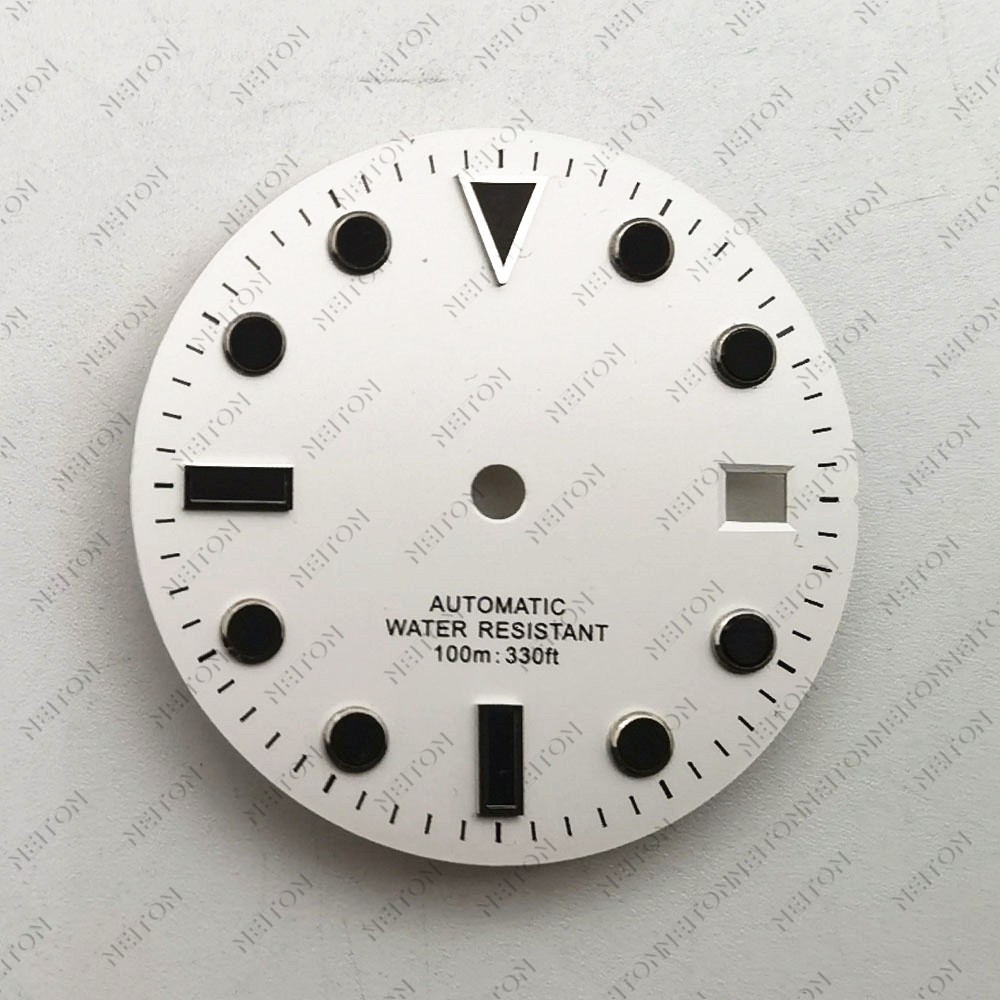 Niton 28.5mm Luminous Sterile Dial Watch Fit NH35 ETA 2824 2836 Miyota 8215 821A Mingzhu DG 2813 3804 Seagull 1612 Movement