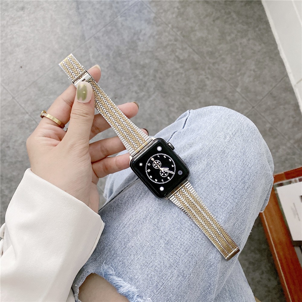 slim milanese strap for Apple Watch band 7/6/SE/5/4/3 38mm 40mm 41mm stainless steel wriststrap iwatch 6 42mm 44mm 45mm bracelet